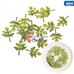 Decoratiuni pentru unghii, ornamente in forma de frunza 3D Cod ZH04
